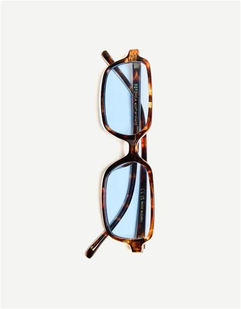Rectangular tortoiseshell effect sunglasses - BSK Teen | Bershka