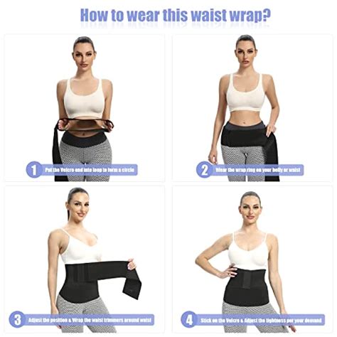 Buy AIDEASMART Waist Wrap Trainer for Women with Loop Snatch Me Up ...