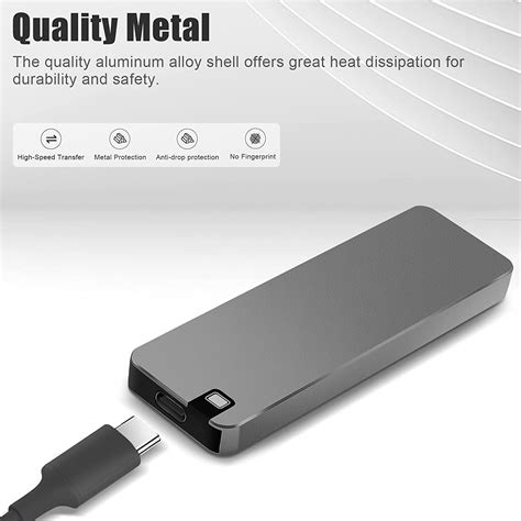 Buy zzbbkkzz External Hard Drive 7TB, Portable SSD External Solid State ...