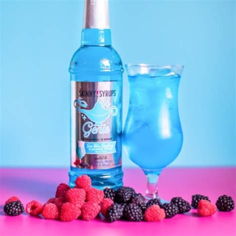 Sugar Free Genie™ Syrup - Sugar Free Sour Blue Raspberry Syrup – Skinny ...