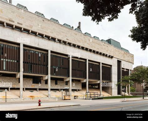 George L. Mosse Humanities Building at the University of Wisconsin Madison, designed by Harry ...