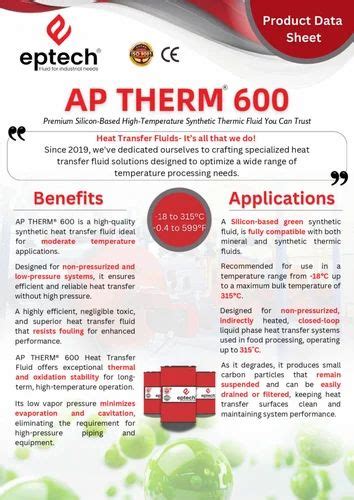 Eptech Petroleum Private Limited - Manufacturer of Heat Transfer Fluid ...