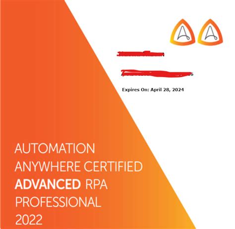 Image result for Automation Anywhere Advanced Certification