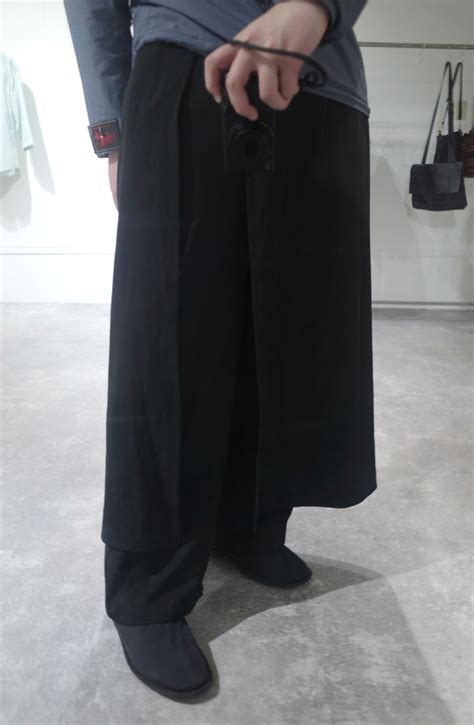 skirt layered wide pants | sinus.used