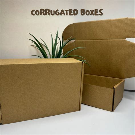Plain Corrugated Boxes (No Print) – Ingrained Prints