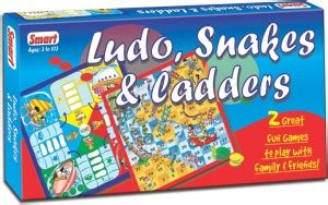 SMART Ludo, Snakes & Ladders Party & Fun Board Game - Ludo, Snakes ...