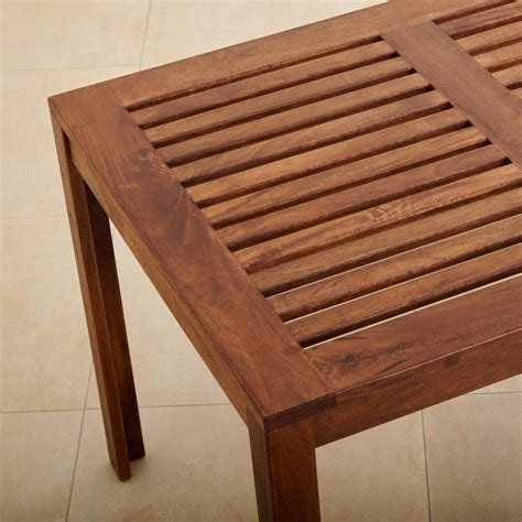 Buy Romero Mango Wood 4-Seater Outdoor Table - Brown from Home Centre ...