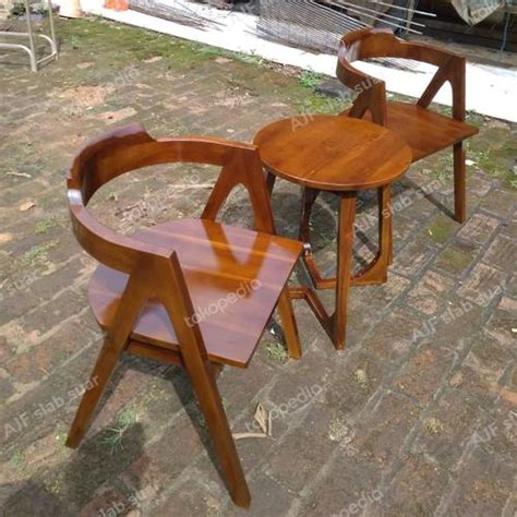 Jual meja A teras set - Kab. Jepara - AJF slab suar | Tokopedia