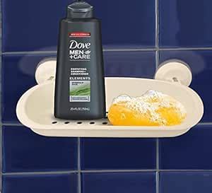 TIED RIBBONS Plastic Bathroom Wall Mount Corner Rack Suction Shelf ...