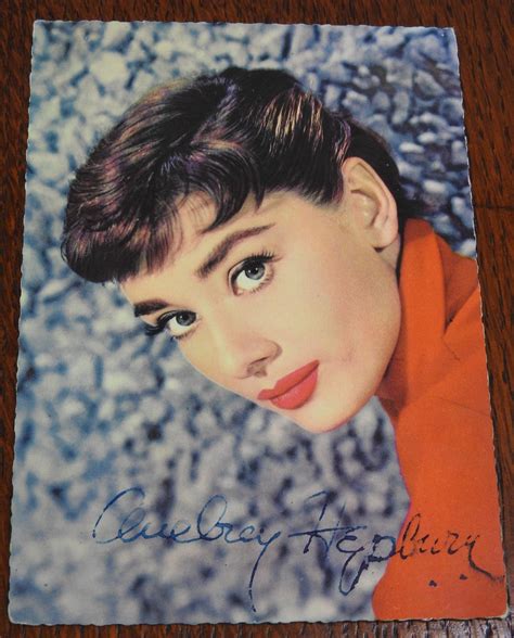 Lot - Original Audrey Hepburn Signed Picture c1960