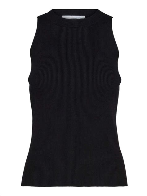 Selected Femme Solina Top - Black | Garmentory