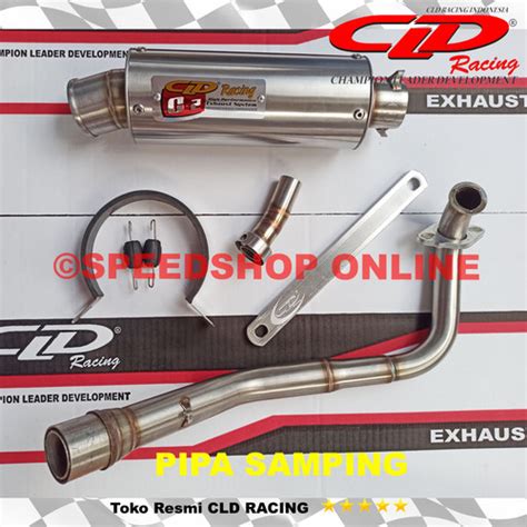 Jual Knalpot CLD Racing Beat/Spacy/Scoopy Type C2 Silencer Bulat Doff ...
