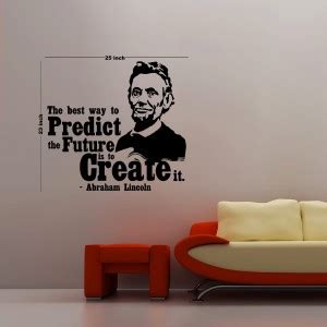 Creative Width Decor 64 cm Abraham Lincoln Self Adhesive Sticker Price ...