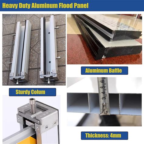JYHHCYS Reusable Aluminum Flood Barrier for Home/ Garage/ India | Ubuy