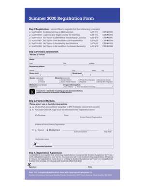 Fillable Online spu Math Endorsement Registration Form PDF - Seattle ...