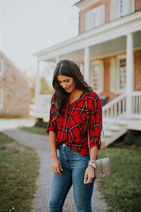 Holiday Plaid Shirt | A Southern Drawl