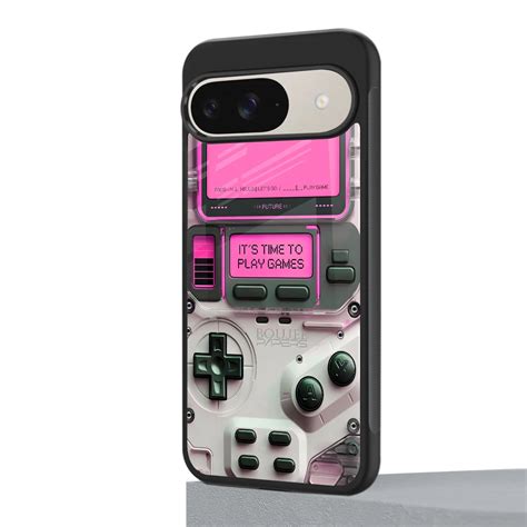 Gameboy Pink Phone Case for Google Pixel 9 | Glass Case – Boujee