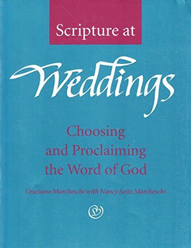 Buy Scripture at Weddings: Choosing and Proclaiming the Words of God ...