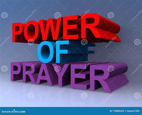 Power of prayer stock illustration. Illustration of constructed - 178880425