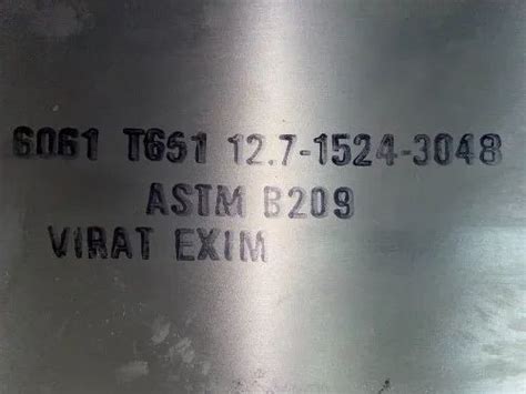 Aluminium Alloy 6061 - Aluminium Alloy Sheet 6061 T651 Trader ...