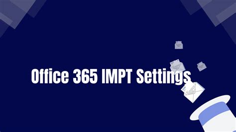 Office 365 SMTP Settings