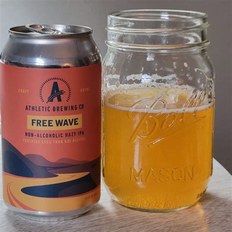 Review of Athletic Brewing Co Free Wave Hazy IPA - Ditch The Hooch