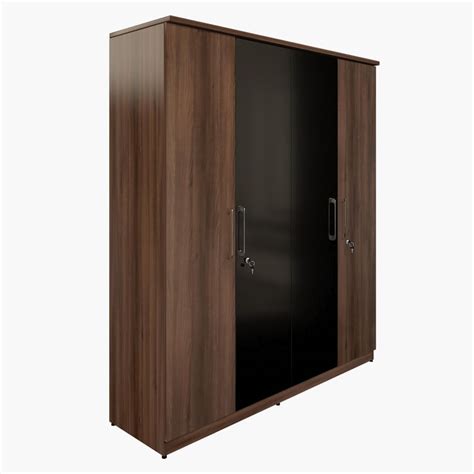 Buy Clover Particle Wood 4 Door Swing Wardrobe from Home Centre at just ...