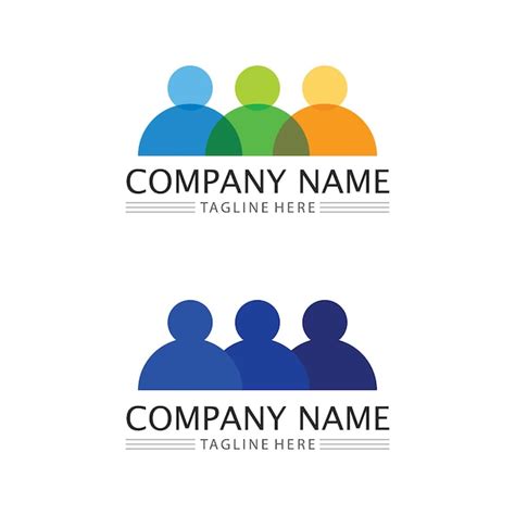 People communitycare group network and social icon design template ...