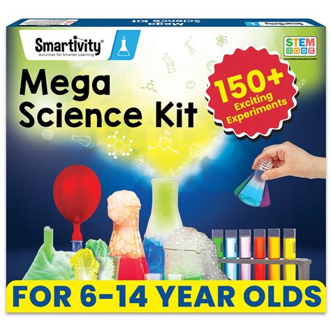 Buy Smartivity Mega Science Kit 150+ Science Experiment Kit for Kids 6 ...