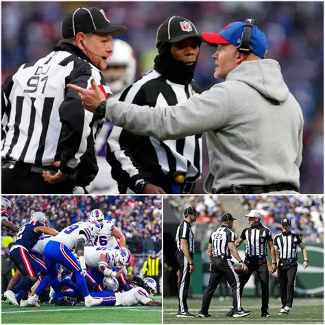 BREAKING: NFL Suspends All Officials from Bills-Patriots Game Amid ...