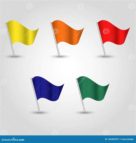 Orange Blue Red Flag