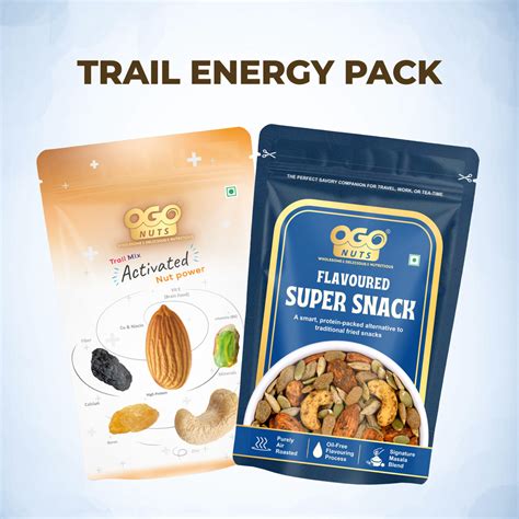 Trail Energy Pack | High Protein Trail Mix Combo 200g – OgoNuts