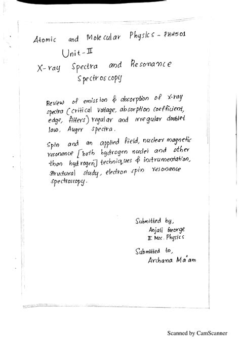 Nmr and esrr - NMR examines the interaction of nuclear spin forming an ...