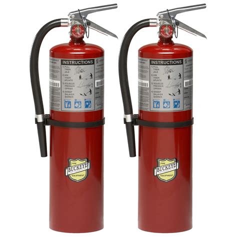 Buckeye 11340, 10lb Tall ABC Dry Chemical Fire Extinguisher with ...