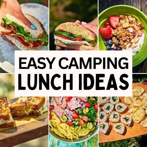 20 Easy Camping Lunch Ideas I Can't Stop Making
