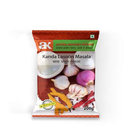 Kanda Lasun Masala 200g – Ashok Khamkar Masala