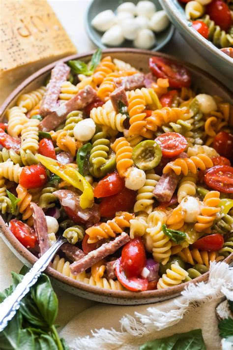 Rotini Pasta Salad With Italian Dressing
