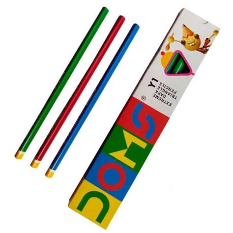 DOMS Y1 Extreme Dark Triangle Pencils