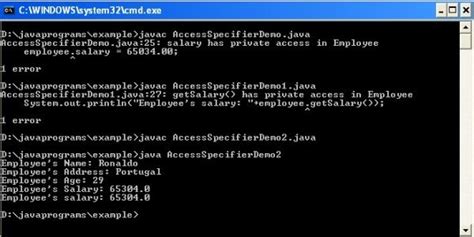 Image result for Access Specifiers in Java Complex