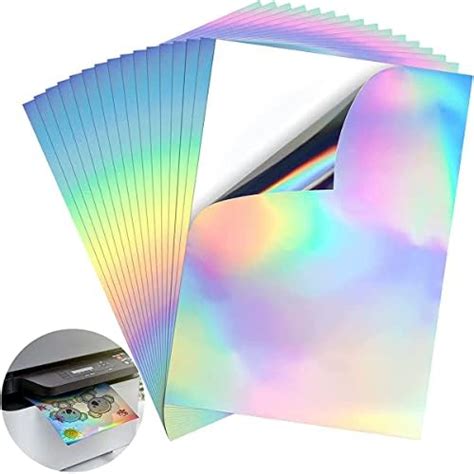 HASTHIP® Printable Laser Printing Paper 8.5''*11'' Holographic Sheet ...