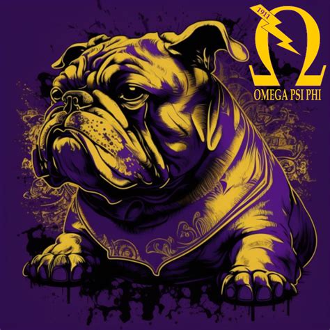 Omega Psi Phi Que Dawgs Black Fraternity Omega ΩΨΦ Q - Etsy