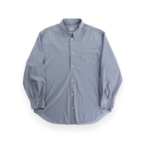【COU】ARMANI COLEZZONI mulch stripe pattern dress shirt -3882- | cv