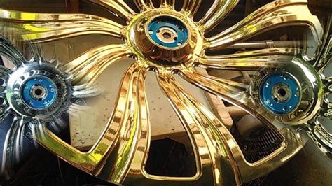 Gold Spinner Rims 18 Inch