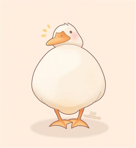 duck coloring page cute cartoon - Duck Coloring Page Cute Cartoon ...