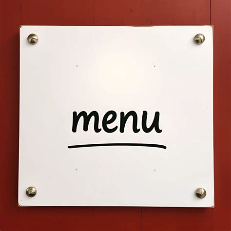 Restaurant Menu Signs 的图像结果