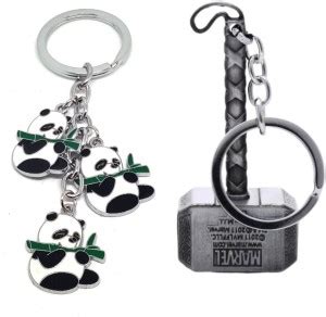 Alvika's Bamboo Eating Panda 3 Token Pendant - Multicolor & Avangers ...