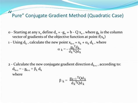 Conjugate Gradient Algorithm 的图像结果
