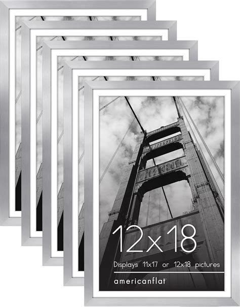 Amazon.com - Americanflat 12x18 Poster Frame with Polished Plexiglass ...