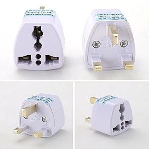 H-its Kabel UK 3 Pin Plug AC Universal Adapter Travel Converter ...