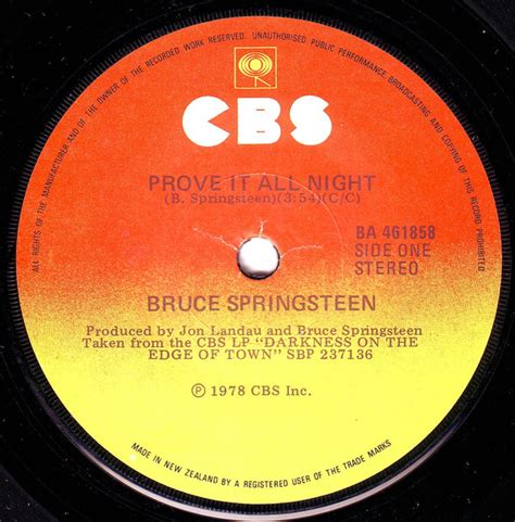 Image result for Bruce Springsteen Prove It All-Night